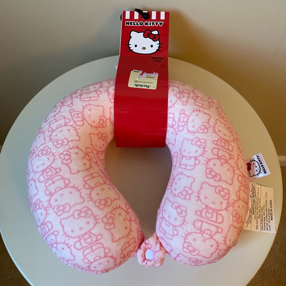 NWT HELLO KITTY Neck Pillow